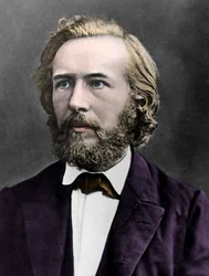 Porträt von Ernst Heinrich Haeckel (1834-1919), deutscher Naturforscher und Philosoph